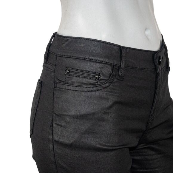 The Kooples Women's Skinny Lea Coated Jeans black size 26 - Picture 5 of 12